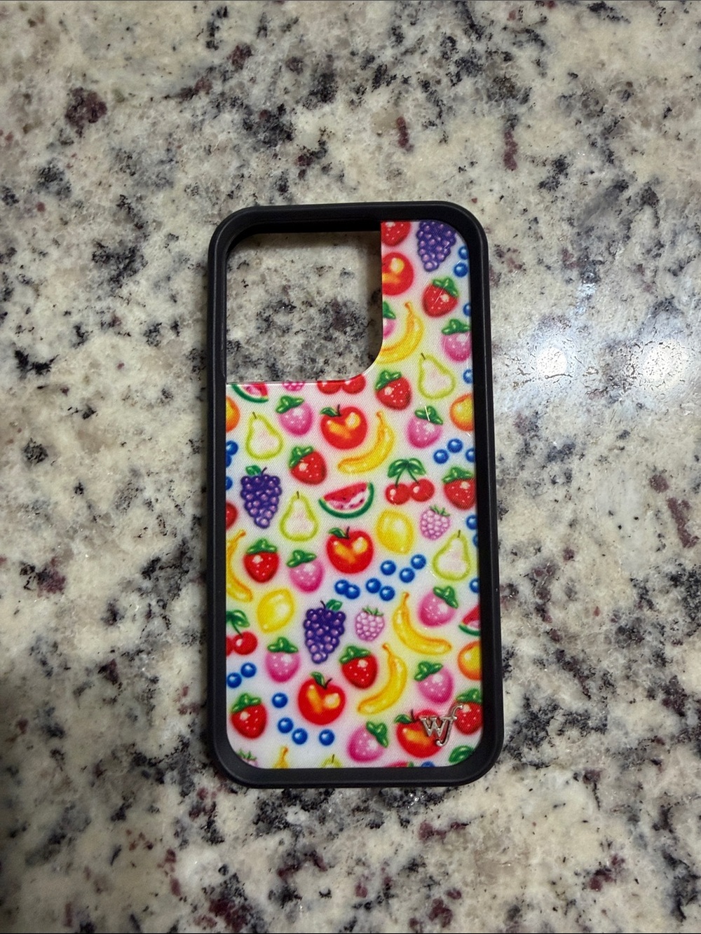Wildflowers Multicolor Fruit Print Phone Case with Black Bumper